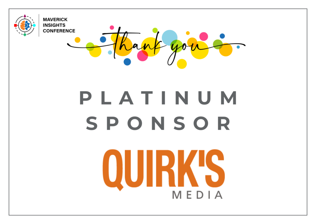 Quirk's Media Platinum Sponsor, 2026